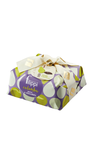 Colomba al Cioccolato Fondente e Pere gr 750 - Filippi