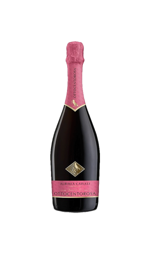 "Ottocentorosa" Spumante di Lambrusco rosato dell’Emilia igt Extra Dry - Albinea Canali