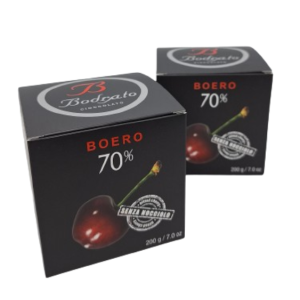 Cubo di boeri extra fondenti 70% senza nocciolo_Bodrato