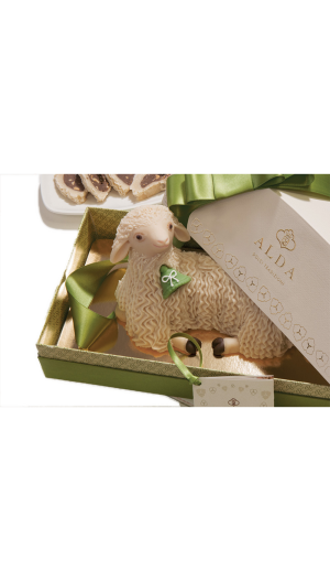 Agnellino di Pasta di Mandorle gr 1000 - Pasticceria Alda