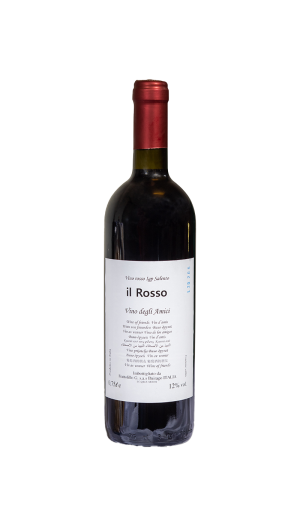 Bottiglia del Vino "Il rosso degli amici" dell'Enoteca Frattolillo