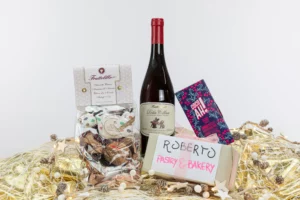 Cesto di Natale T04 - DOLCI RICORDI | scatola litografata