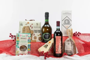 Cesto di Natale T14 - TESORI DELLE FESTE | scatola regalo litografata