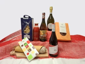 Cesto di Natale T15 - ALBA IN CAMPAGNA | scatola regalo