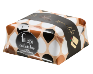Colomba Caffè e Cioccolato fondente gr 750 - Filippi